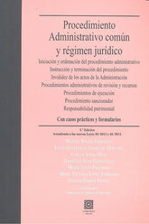 PROCEDIMIENTO ADMINISTRATIVO COMUN Y REGIMEN JURIDICO - 9788490454534